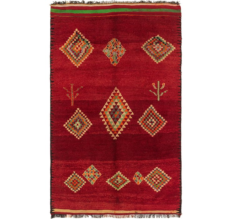5' 9 x 9' 4 Moroccan Rug