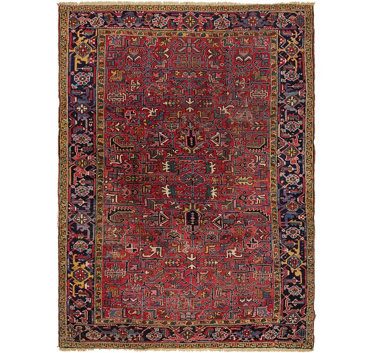 7' 4 x 10' 4 Heriz Persian Rug