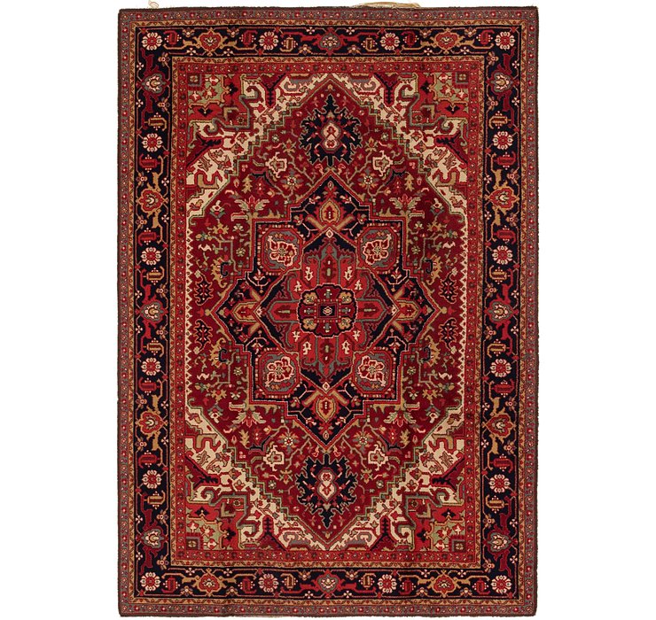 6' 6 x 9' 5 Heriz Persian Rug