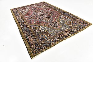 7' 3 x 10' 4 Heriz Persian Rug