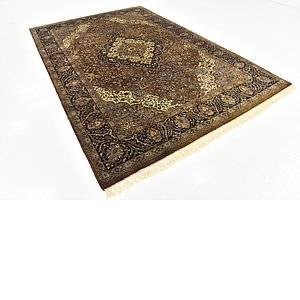 7' x 10' 5 Kashan Oriental Rug