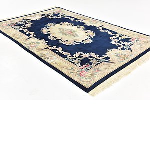 6' x 9' 4 Carved Pekin Rug