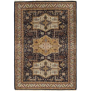 HandKnotted 6' 2 x 9' Jaipur Agra Oriental Rug