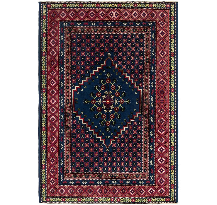 HandKnotted 7' x 10' 4 Moroccan Rug