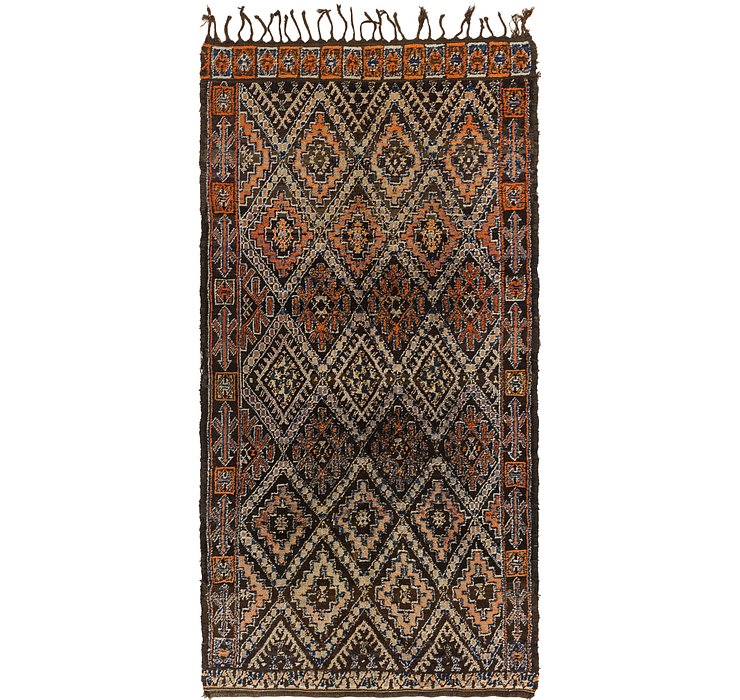5' 9 x 11' 4 Moroccan Runner Rug