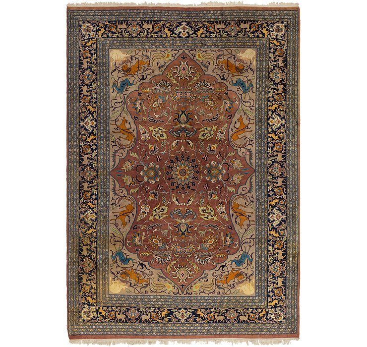 8' 10 x 12' 8 Tabriz Oriental Rug