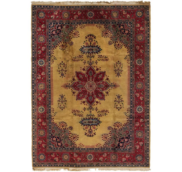 8' x 11' 4 Tabriz Rug
