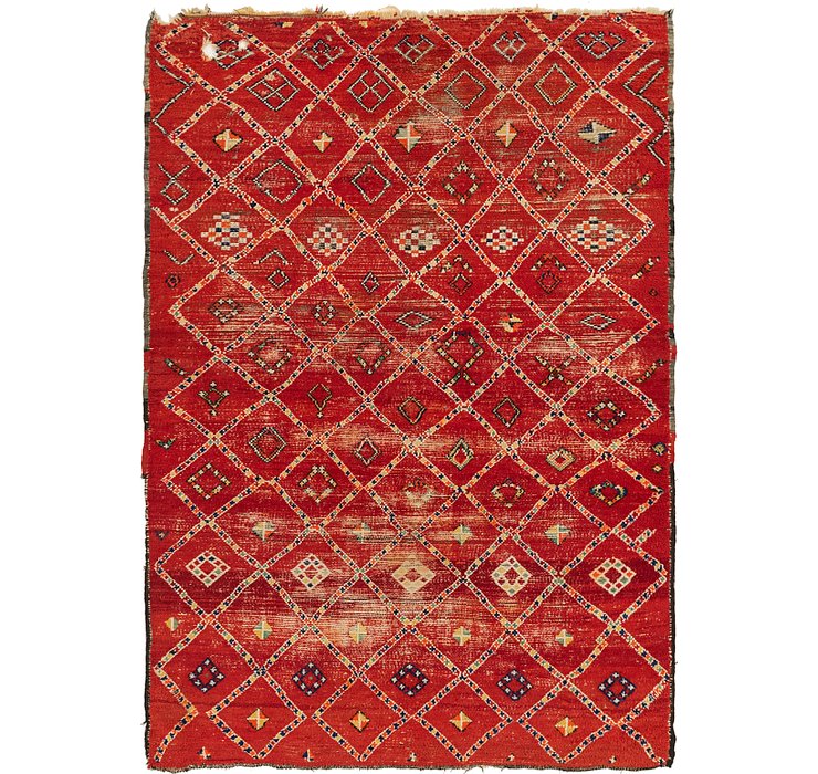 6' 2 x 8' 7 Moroccan Rug