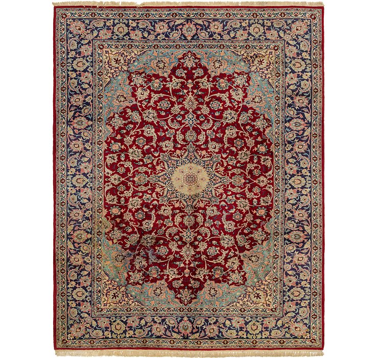 9' 8 x 13' 4 Isfahan Persian Rug