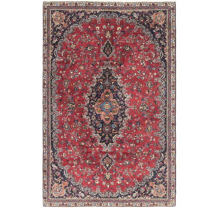 188cm x 290cm Mashad Persian Rug