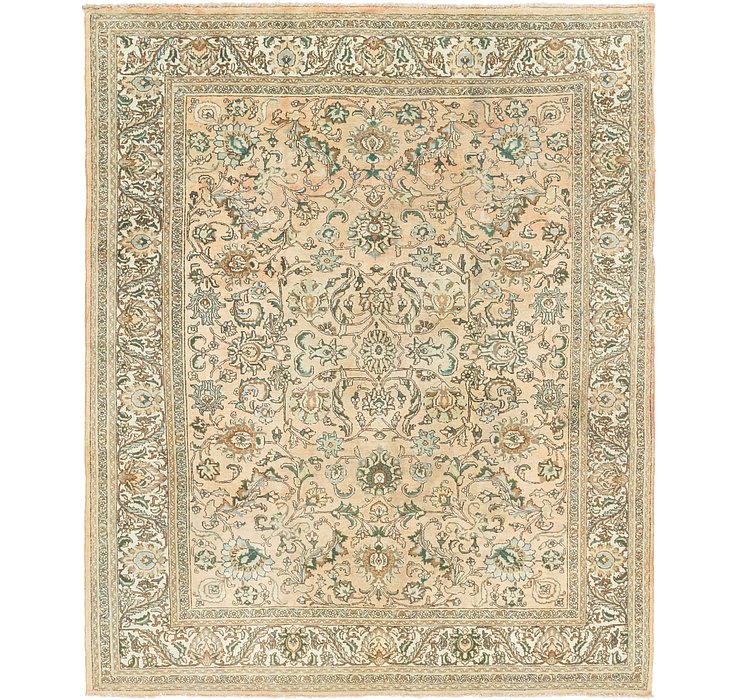 10' 2 x 12' 5 Tabriz Persian Rug