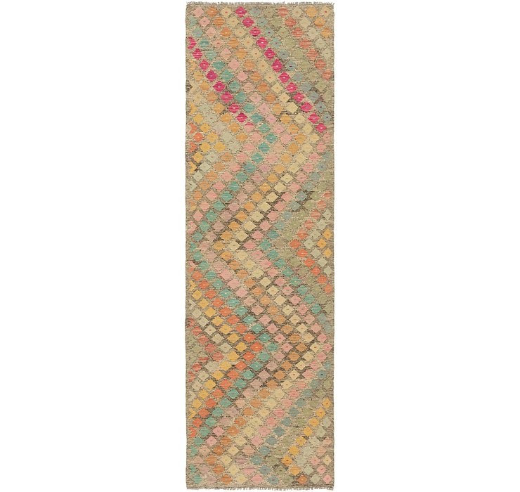 2' 10 x 10' 2 Kilim Modern Runner Rug