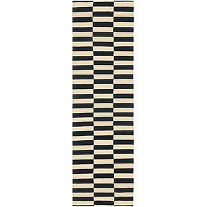 Unique Loom 2' 9 x 9' 7 Kilim Modern Runner Rug