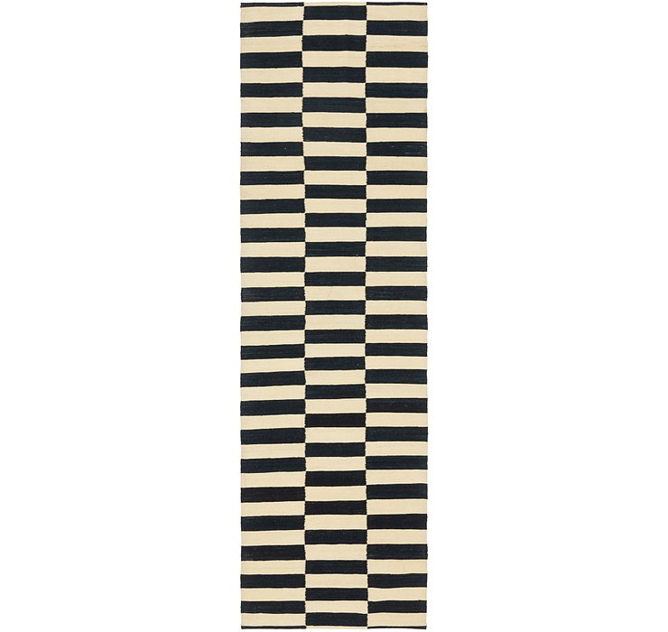 2' 9 x 9' 7 Kilim Modern Runner Rug
