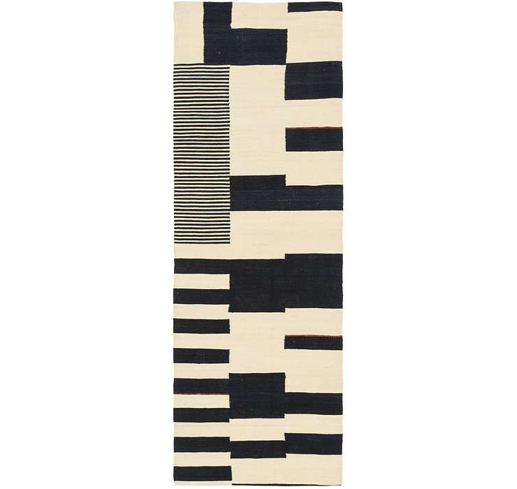 2' 8 x 8' 2 Kilim Modern Runner Rug
