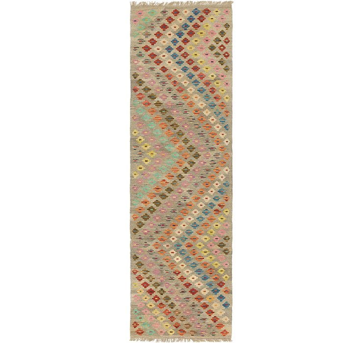 2' 9 x 9' 6 Kilim Modern Runner Rug