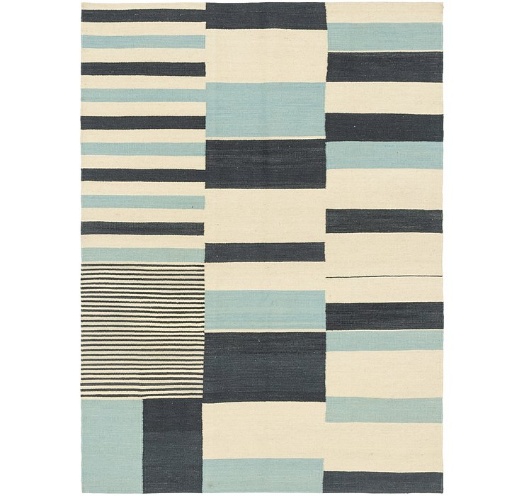 4' 5 x 5' 10 Kilim Modern Rug