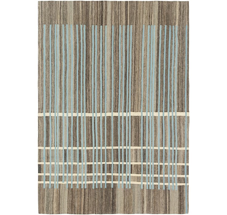 5' 9 x 8' 2 Kilim Modern Rug