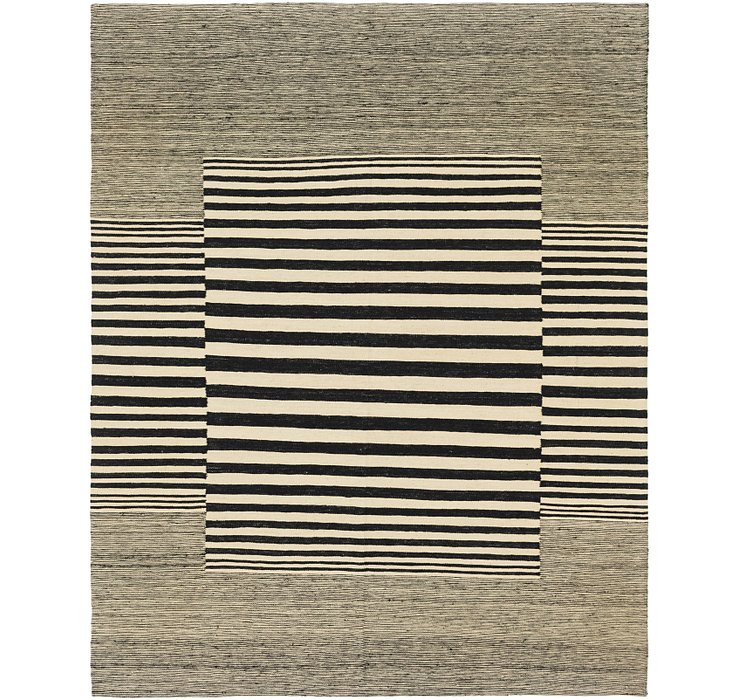 6' x 7' 6 Kilim Modern Square Rug