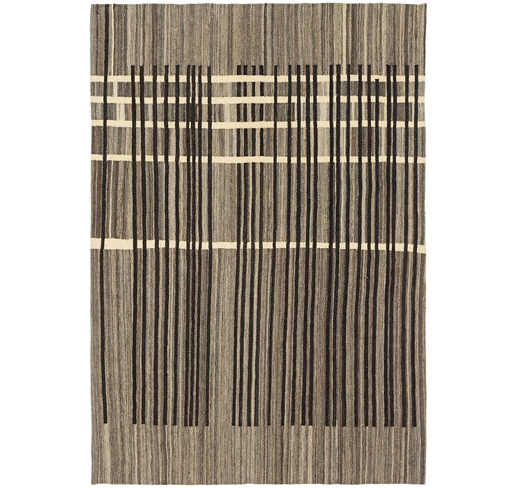 5' 7 x 8' 2 Kilim Modern Rug