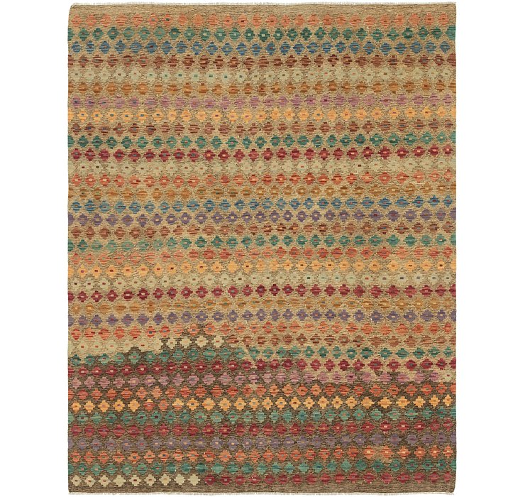 6' 6 x 8' 3 Kilim Modern Rug