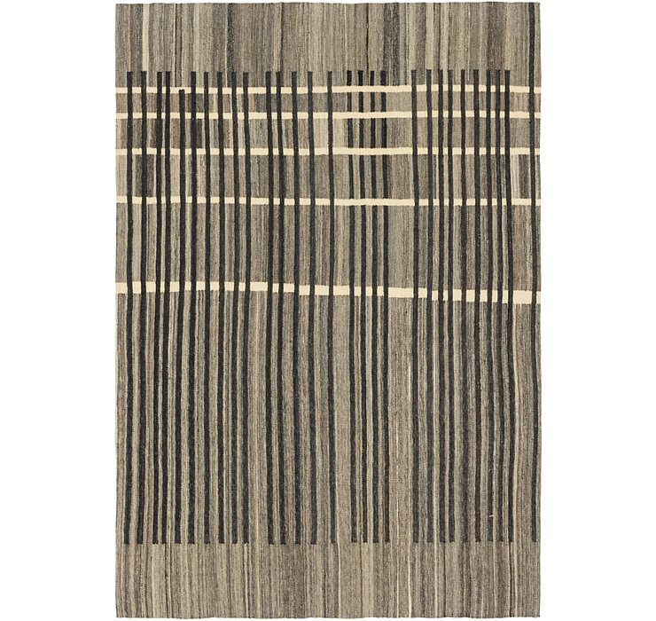 5' 7 x 8' Kilim Modern Rug