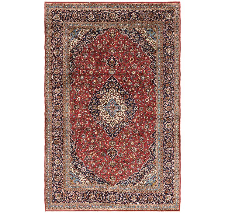 9' 10 x 15' 2 Kashan Persian Rug
