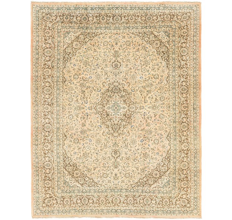 9' 9 x 12' 4 Kashan Persian Rug