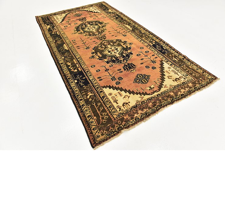 5' 3 x 9' 7 Hamedan Persian Runner ...