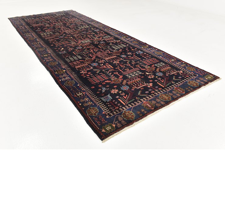 HandKnotted 5' x 12' 5 Roodbar Persian Runner ...