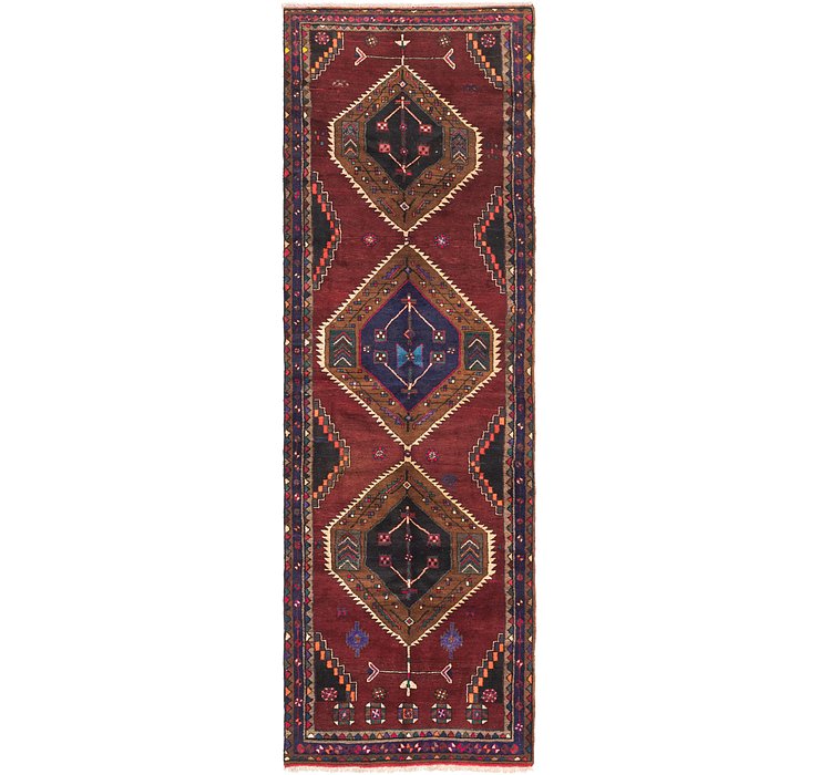 3' 8 x 12' 6 Meshkin Persian Runner ...
