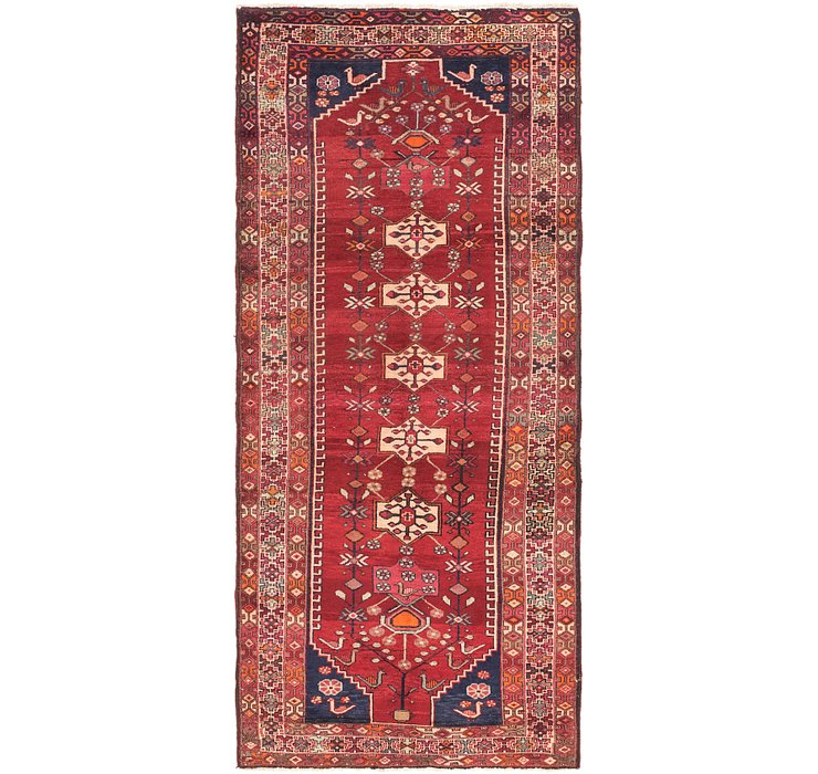 4' 2 x 9' 9 Shahsavand Persian Runn...