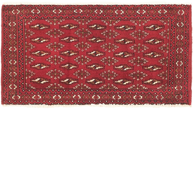 1' 8 x 3' 3 Torkaman Persian Rug