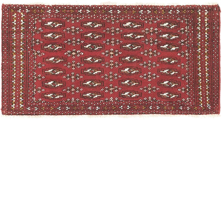 1' 9 x 3' 4 Torkaman Persian Rug