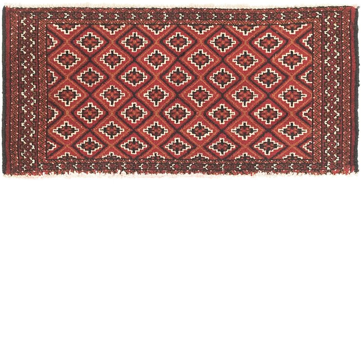 1' 8 x 3' 5 Torkaman Persian Rug