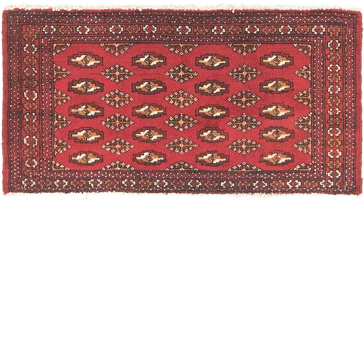 1' 9 x 3' 4 Torkaman Persian Rug