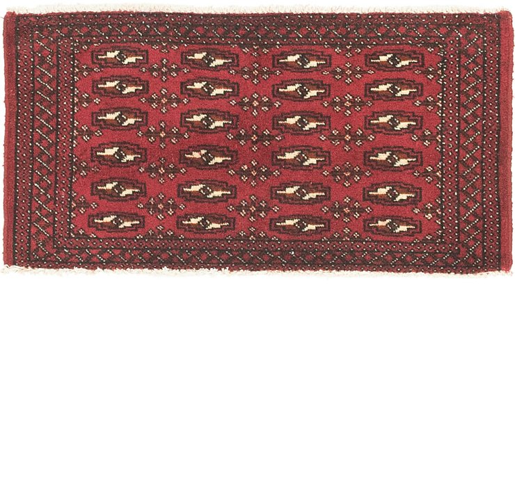 1' 8 x 3' 3 Torkaman Persian Rug