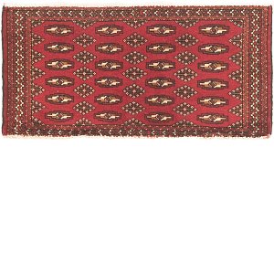 1' 8 x 3' 4 Torkaman Persian Rug