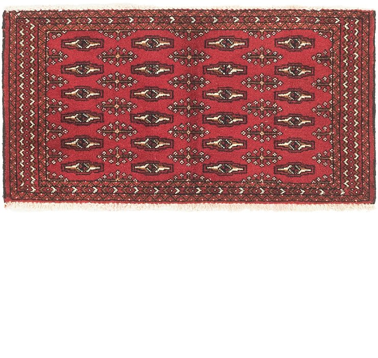 1' 9 x 3' 4 Torkaman Persian Rug