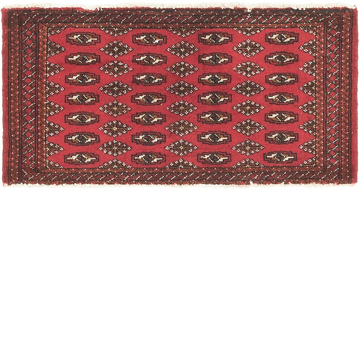 1' 10 x 3' 9 Torkaman Persian Rug