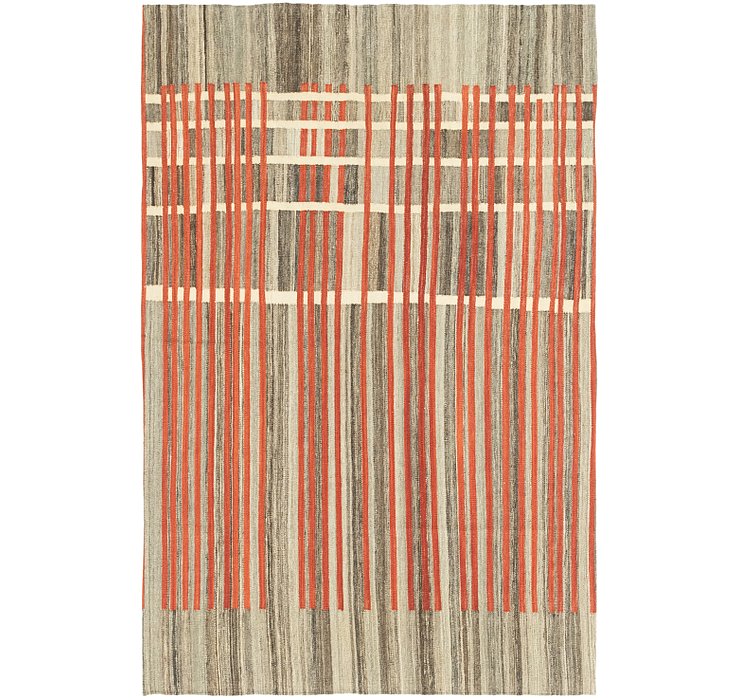 5' 3 x 8' 5 Kilim Modern Rug