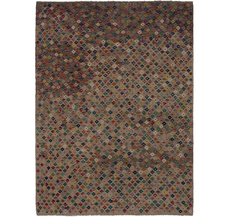 6' 9 x 9' 2 Kilim Modern Rug