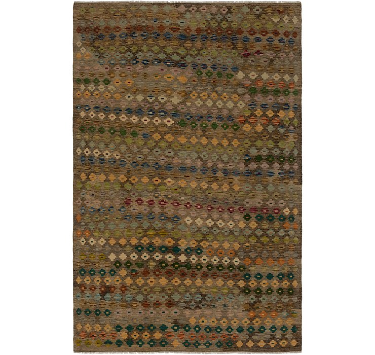 6' 2 x 9' 10 Kilim Modern Rug