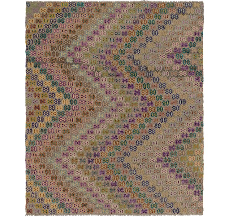 10' 9 x 13' Kilim Modern Rug