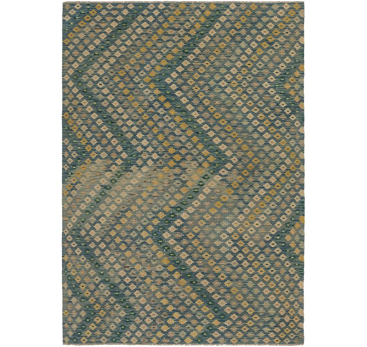 6' 5 x 9' 4 Kilim Modern Rug