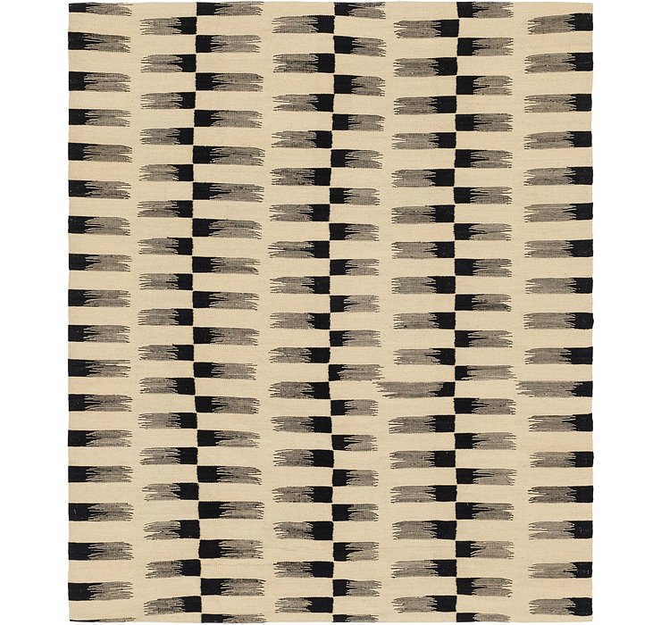 6' x 7' Kilim Modern Square Rug