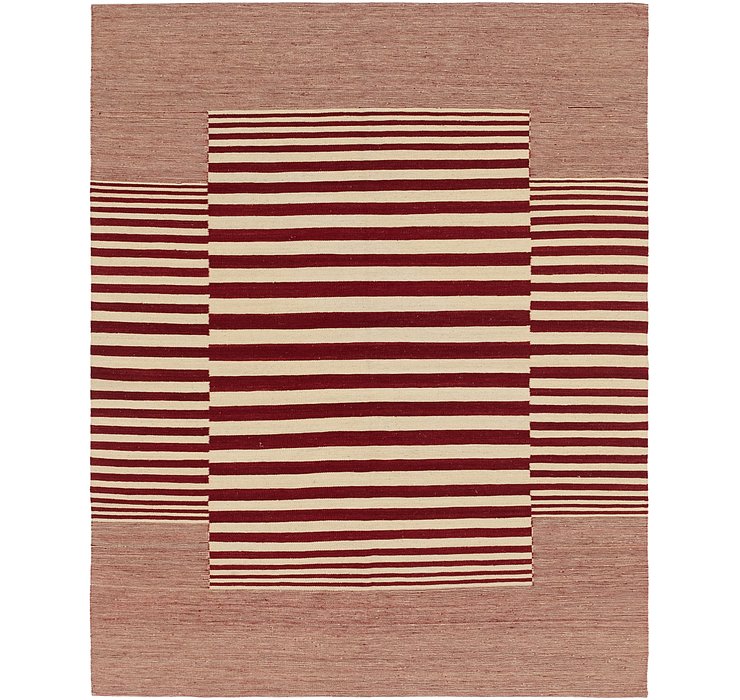 6' x 7' 5 Kilim Modern Square Rug