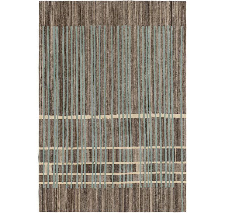 5' 9 x 8' 3 Kilim Modern Rug