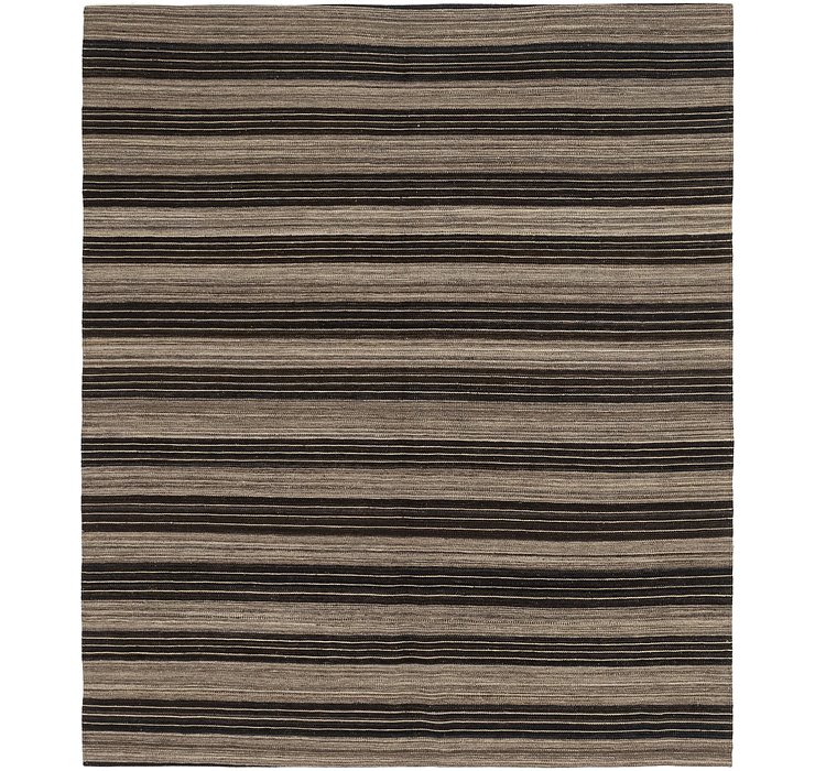 6' x 7' 2 Kilim Modern Square Rug