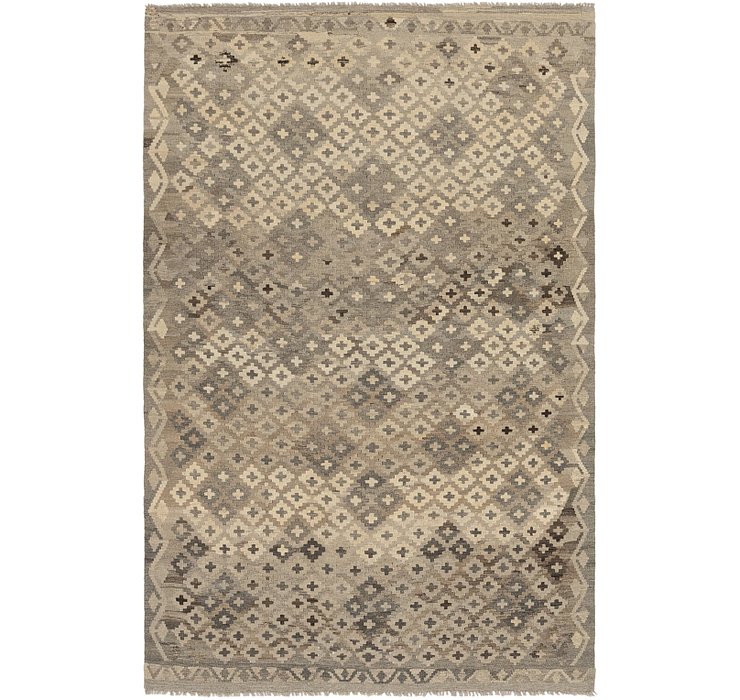 5' 9 x 8' 7 Kilim Maymana Rug